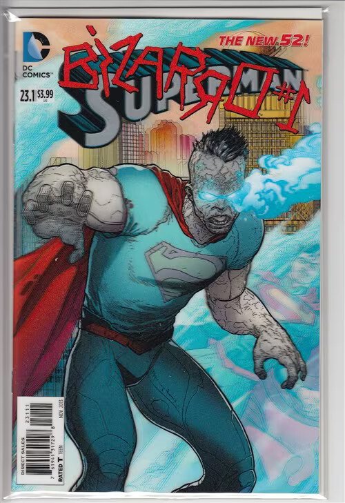 Superman (2011 DC) #23 (2011), raw, ungraded comic book — front cover