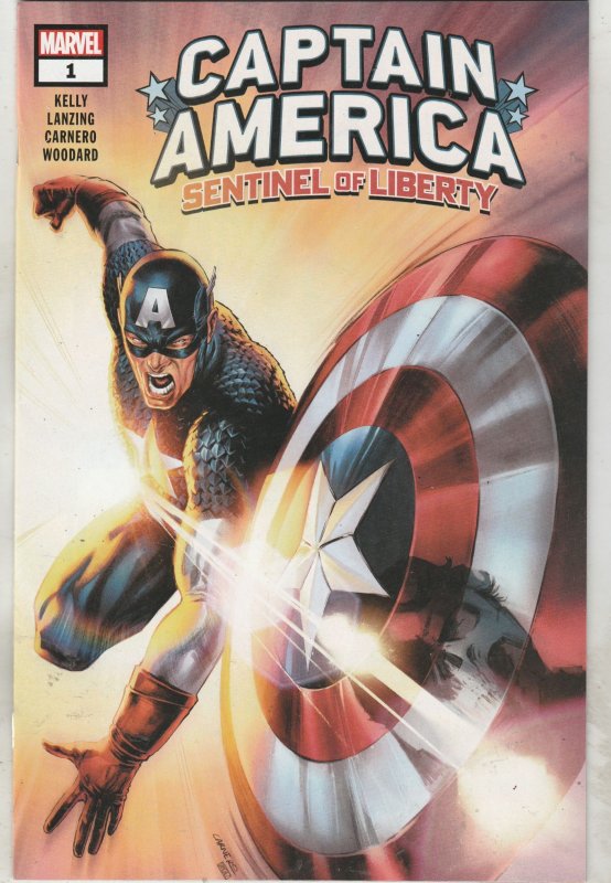Captain America: Sentinel of Liberty #1 (2022), raw comic book in NM/M condition — front cover