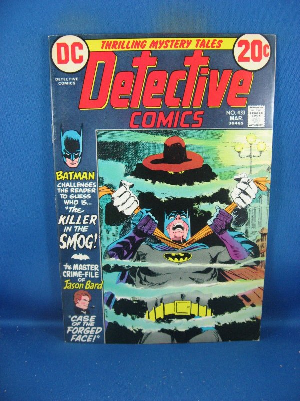 Detective Comics #433 (DC Comics, 1973), raw, ungraded comic book — front cover