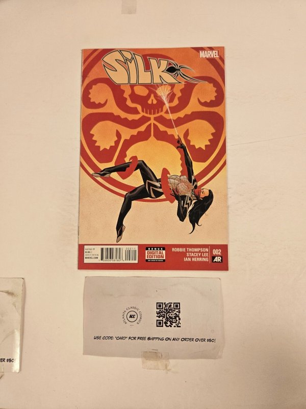 Silk #2 (Marvel Comics), raw comic book in NM condition — front cover