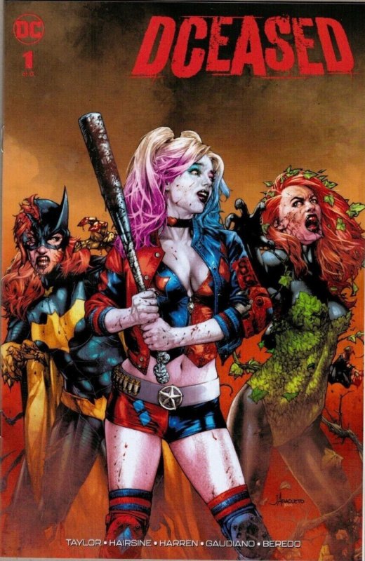 DCeased #1 (DC Comics, 2019), raw comic book in VF/NM condition — front cover