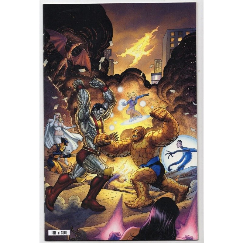 X-Men/Fantastic Four #1 (Marvel Comics, 2020), raw comic book in NM+ 9.6 condition — front cover