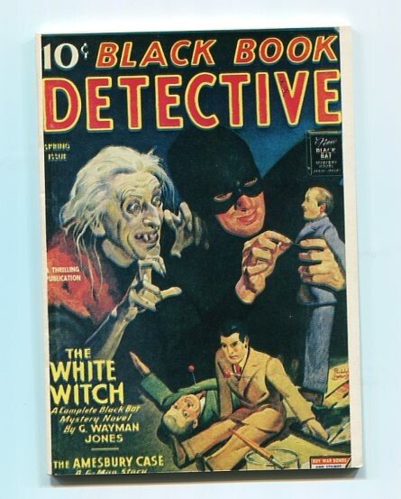 Black Book Detective Pulp Reprint - THE White Witch, raw, ungraded comic book — front cover