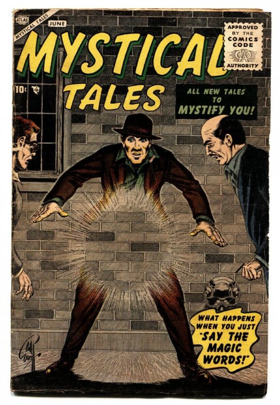 Mystical Tales #1 (1956), raw, ungraded comic book — front cover