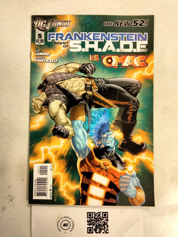 Frankestein Agent of Shade #5 (DC Comics), raw comic book in NM condition — front cover
