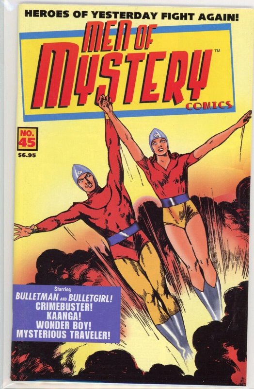 Men of Mystery Comics #45 (2004), raw comic book in VF+ 8.5 condition — front cover