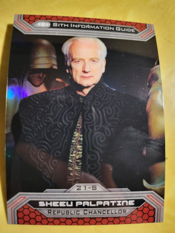 2014 Topps Chrome Star Wars Perspective: Jedi vs Sith #21 (2014), raw, ungraded comic book — front cover