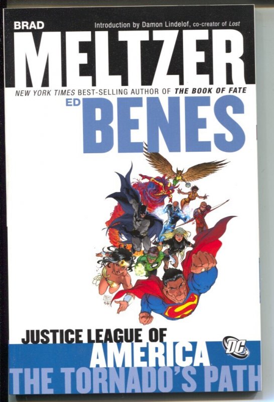 Justice League of America: The Tornado's Path-Brad Meltzer-2007-PB-VG/FN, raw comic book in VG/FN condition — front cover