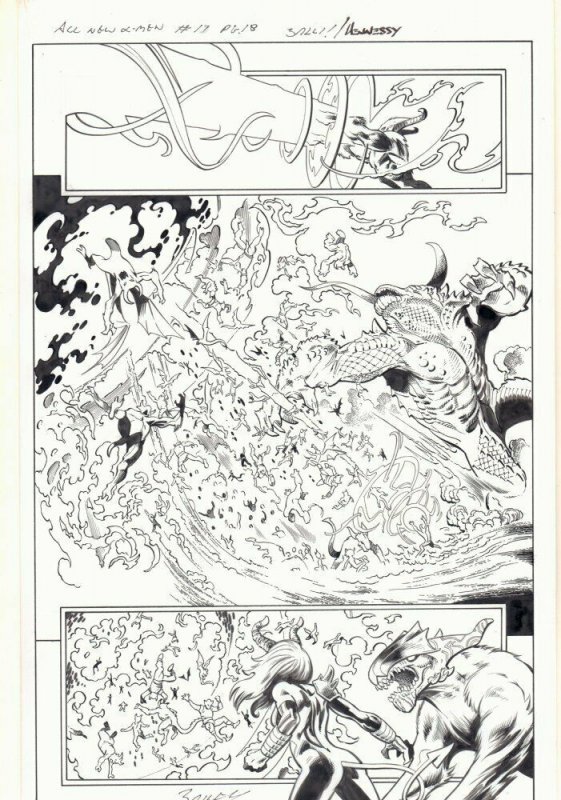 All-New X-Men #17 (Marvel Comics, 2016), raw, ungraded comic book — front cover