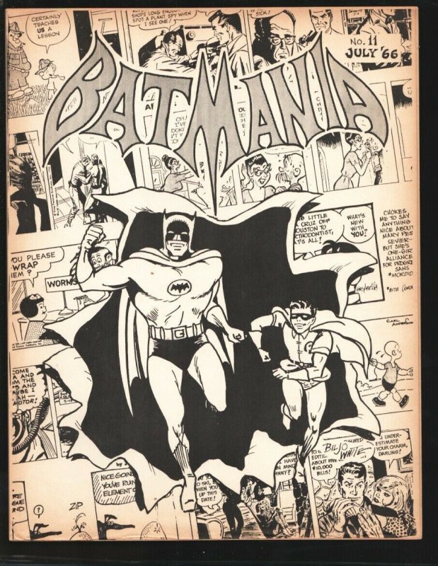 Batmania #11, raw, ungraded comic book — front cover