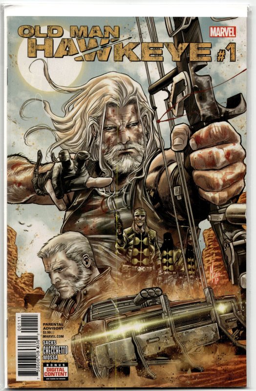 Old Man Hawkeye #1 (2018), raw, ungraded comic book — front cover