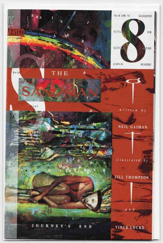 The Sandman #48 (DC Comics, 1993), raw, ungraded comic book — front cover