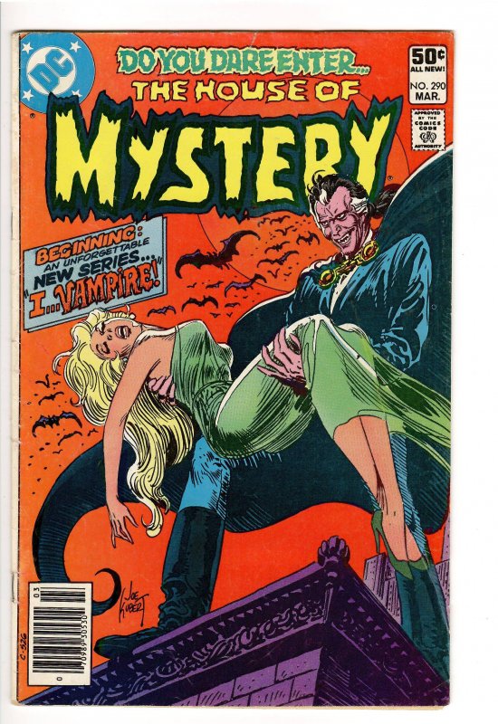 House of Mystery #290 (DC Comics), raw comic book in VG 4.0 condition — front cover
