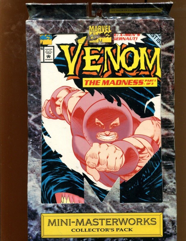 Venom: The Madness #1,2,3 - Collectors Pack Sealed/3 Pieces! (9.0/9.2) 1993 (Marvel Comics, 1993), raw comic book in 9.0 condition — front cover
