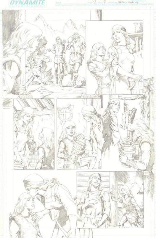 Red Sonja #8 (Dynamite Entertainment, 2006), raw, ungraded comic book — front cover