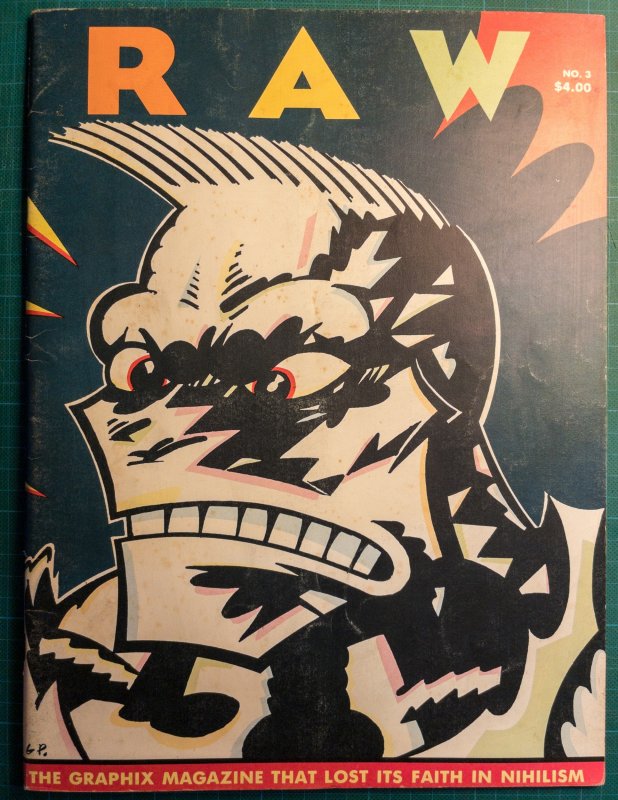 Raw #3 (1981), raw, ungraded comic book — front cover