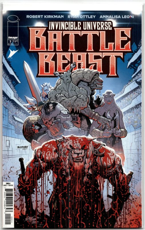 Invincible Universe: Battle Beast #2 (Image Comics, 2025), raw, ungraded comic book — front cover