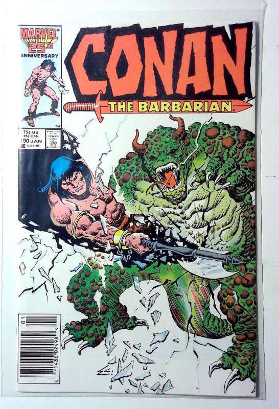 Conan the Barbarian #190 (Marvel Comics, 1987), raw, ungraded comic book — front cover