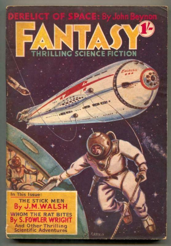 Fantasy #3 (1939), raw, ungraded comic book — front cover