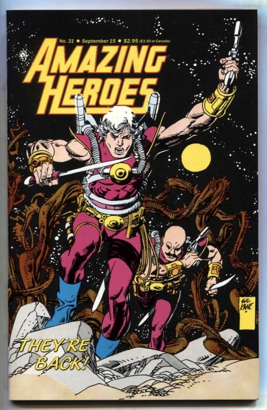 Amazing Heroes #31 (1983), raw, ungraded comic book — front cover