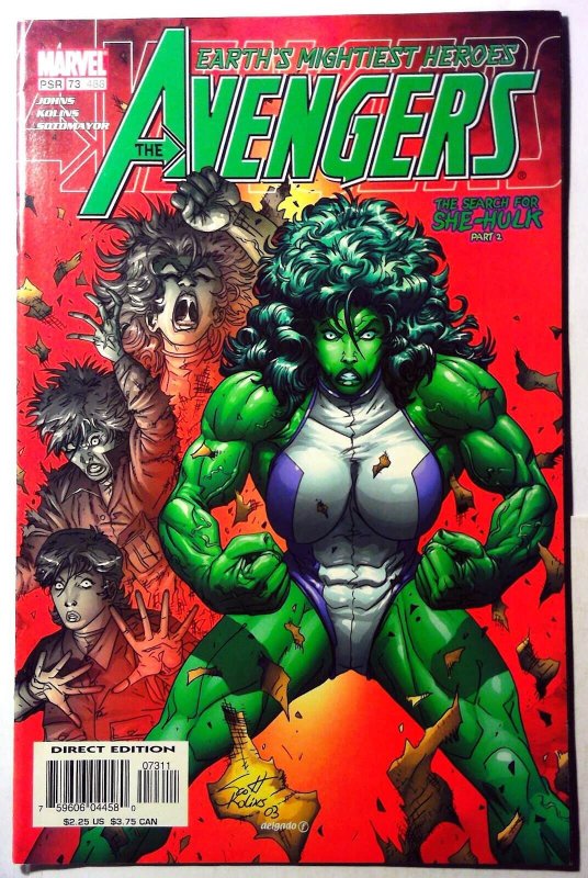 Avengers 3rd Series #73 (Marvel Comics, 2003), raw, ungraded comic book — front cover