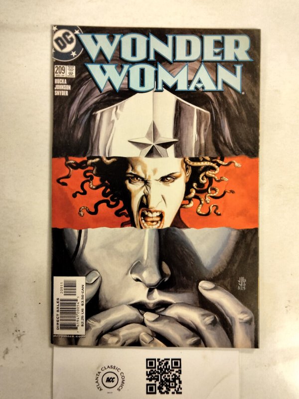 Wonder Woman #209 (DC Comics), raw comic book in NM condition — front cover