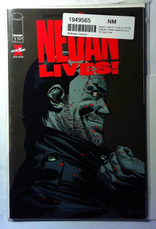 Walking Dead Negan Lives #1 (Image Comics, 2020), raw, ungraded comic book — front cover