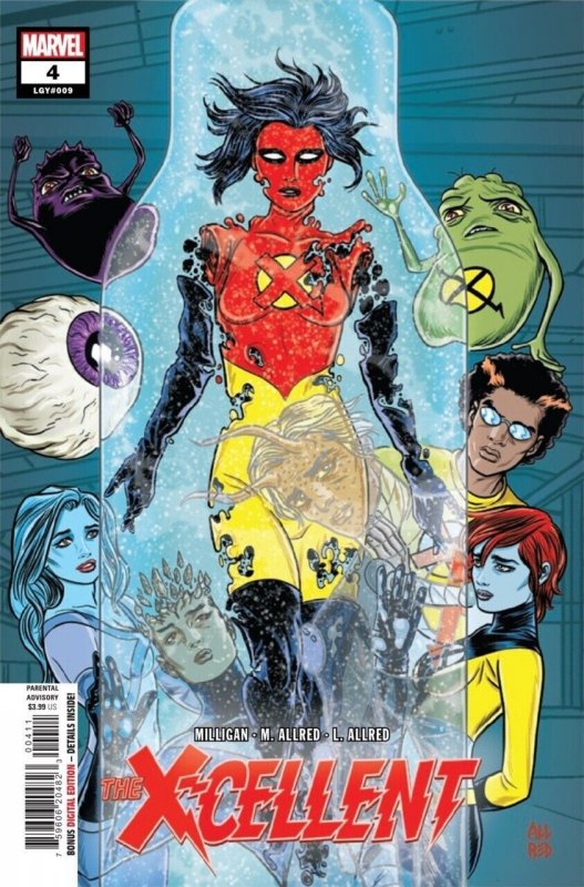 The X-Cellent #4 (2023), raw comic book in NM condition — front cover