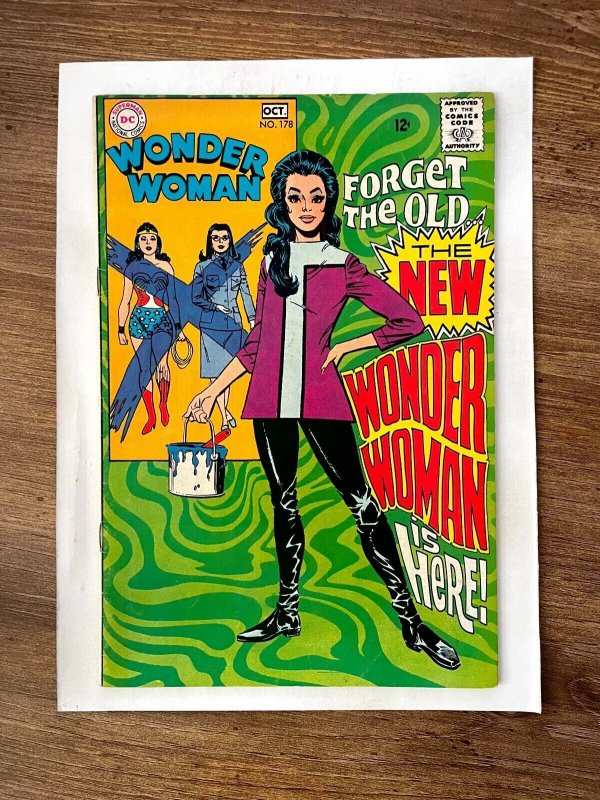 Wonder Woman #178 (DC Comics), raw comic book in VF condition — front cover