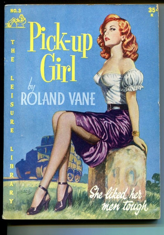 Pulp: Leisure Library #3 (1952), raw, ungraded comic book — front cover