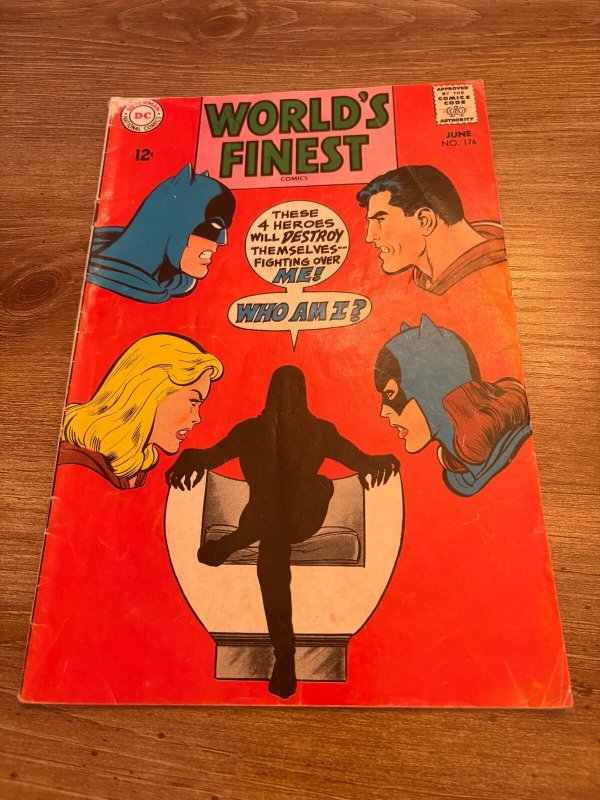 World's Finest Comics #176 (DC Comics), raw comic book in VG/FN condition — front cover
