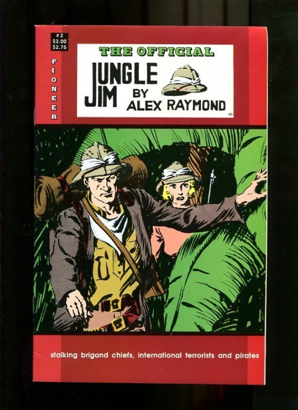 Jungle Jim #2, raw comic book in VF/NM condition — front cover