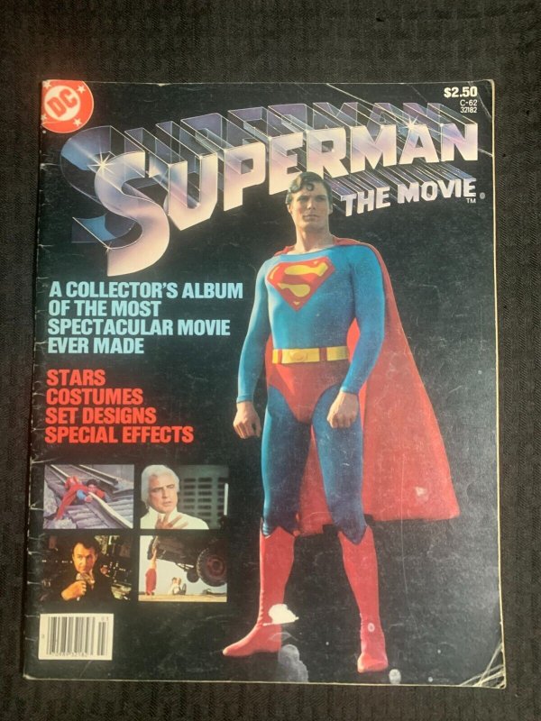1979 Superman THE Movie DC Treasury C-62 VG+ 4.5 Christopher Reeve (DC Comics, 1979), raw comic book in VG+ 4.5 condition — front cover