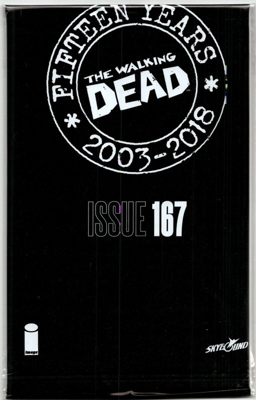 The Walking Dead #167 (Image Comics, 2017), raw, ungraded comic book — front cover