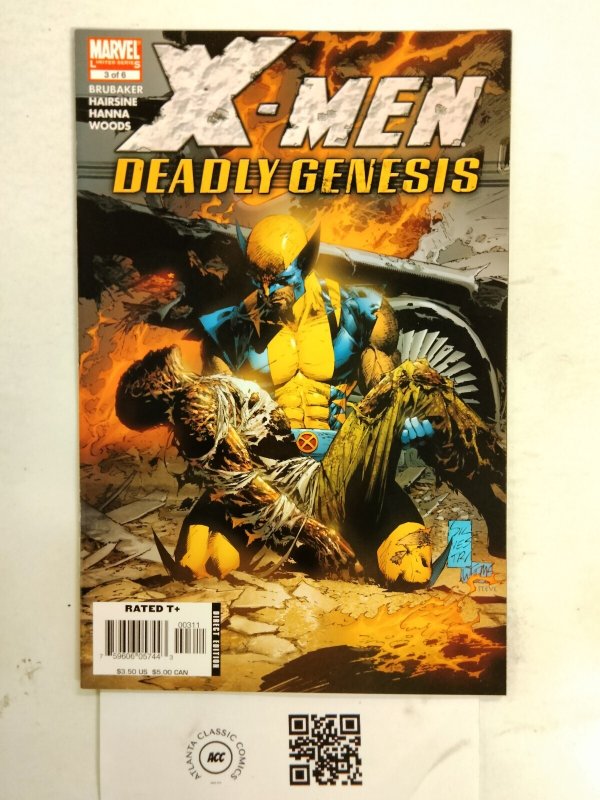 X-Men Deadly Genesis #3 (Marvel Comics), raw comic book in NM condition — front cover