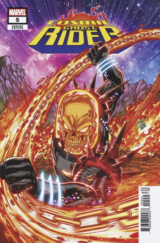 Cosmic Ghost Rider #5 (Marvel Comics, 2018), raw comic book in VF/NM condition — front cover