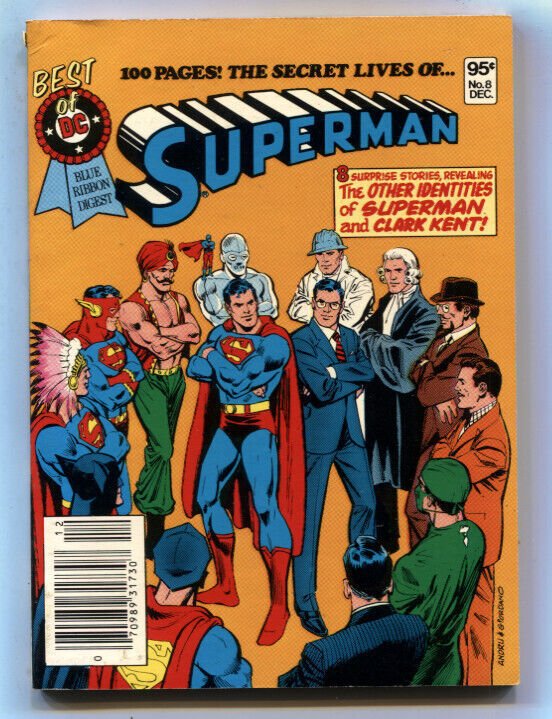 The Best of DC Digest #8 (1980), raw, ungraded comic book — front cover
