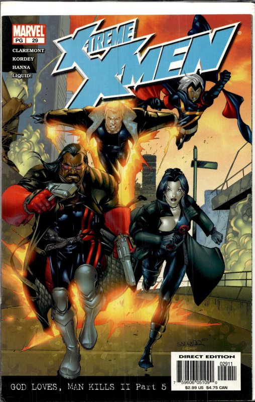 X-Treme X-Men #29 (2003), raw, ungraded comic book — front cover