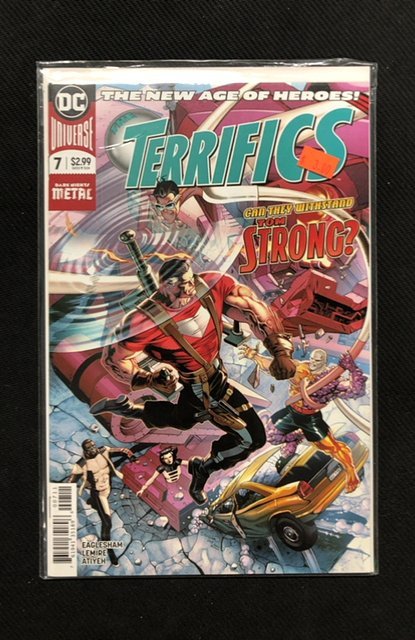 The Terrifics #7 (2018), raw, ungraded comic book — front cover