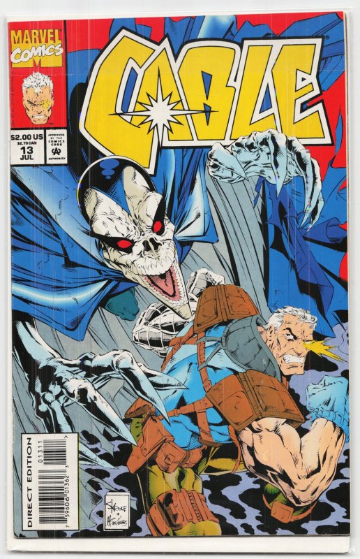 Cable #13 (Marvel Comics, 1994), raw, ungraded comic book — front cover