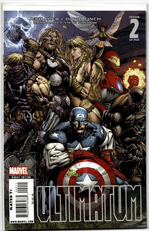 Ultimatum #2 (2009), raw, ungraded comic book — front cover