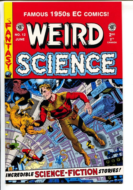 Weird Science #12 (EC Comics, 1995), raw comic book in VF condition — front cover