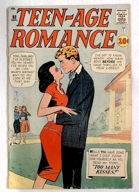 Teen-Age Romance #83 - 1961 - 10 Cent Cover Price - Don Heck - Vince Colletta - (1961), raw, ungraded comic book — front cover