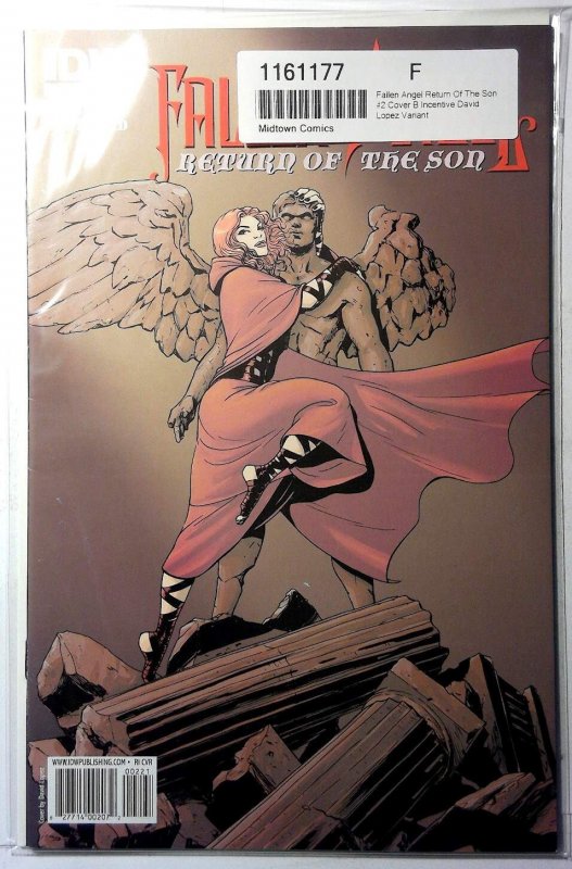 Fallen Angel: Return Son #2 (IDW Publishing, 2011), raw comic book in 9.4 condition — front cover
