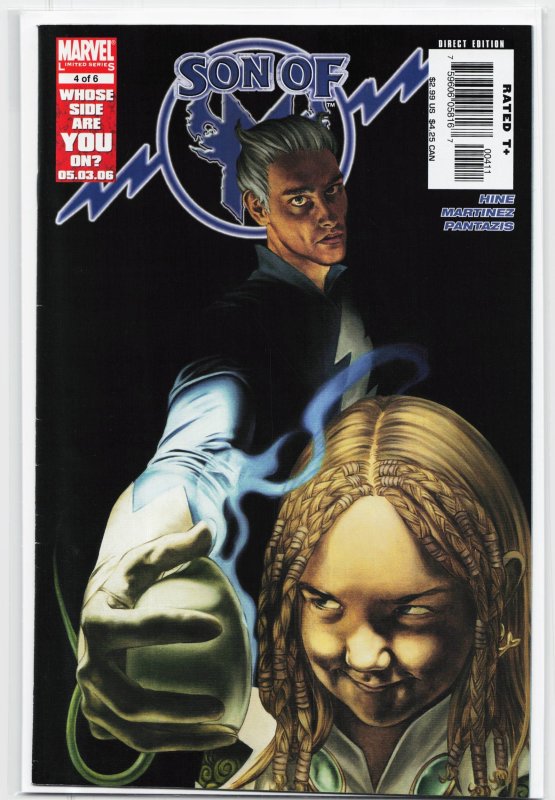 Son of M #4 (2006), raw, ungraded comic book — front cover