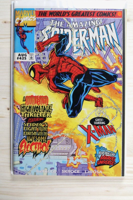 The Amazing Spider-Man #425 (Marvel Comics, 1997), raw comic book in NM- 9.2 condition — front cover