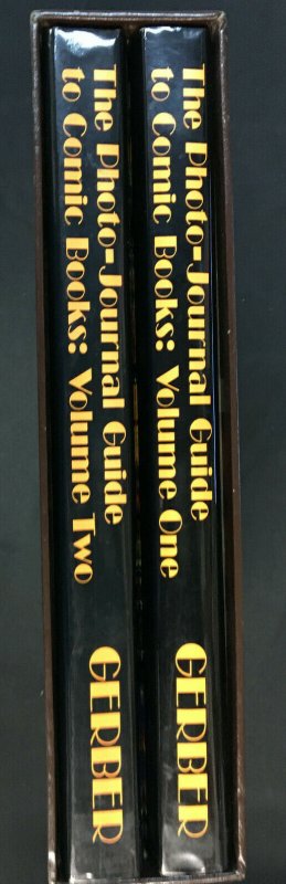 Photo Journal Guide to Comics 2 Vols. LTD. Ed. Slipcase Set Sig Gerber #82, raw, ungraded comic book — front cover