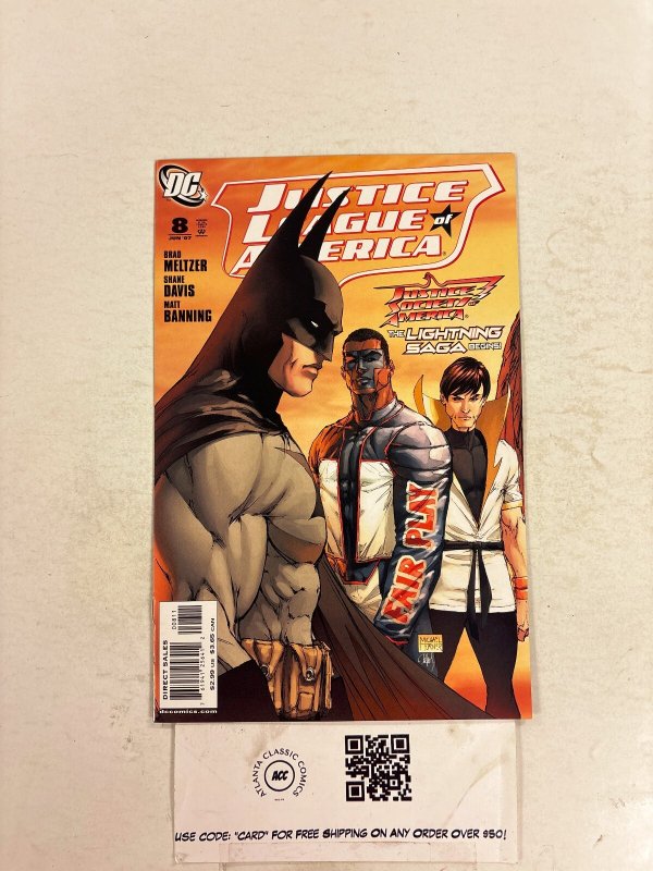 Justice League of America #8 (DC Comics, 2013), raw comic book in NM condition — front cover