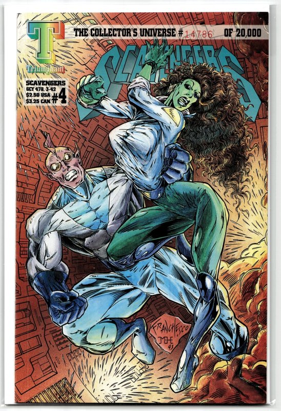 Scavengers #4, raw, ungraded comic book — front cover