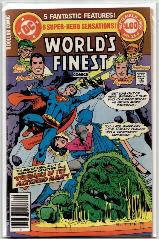 World's Finest Comics #264 (DC Comics, 1980), raw, ungraded comic book — front cover